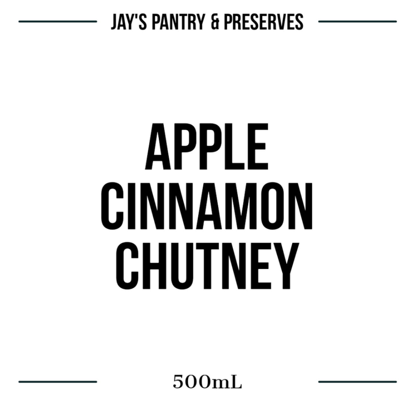 Apple Cinnamon Chutney