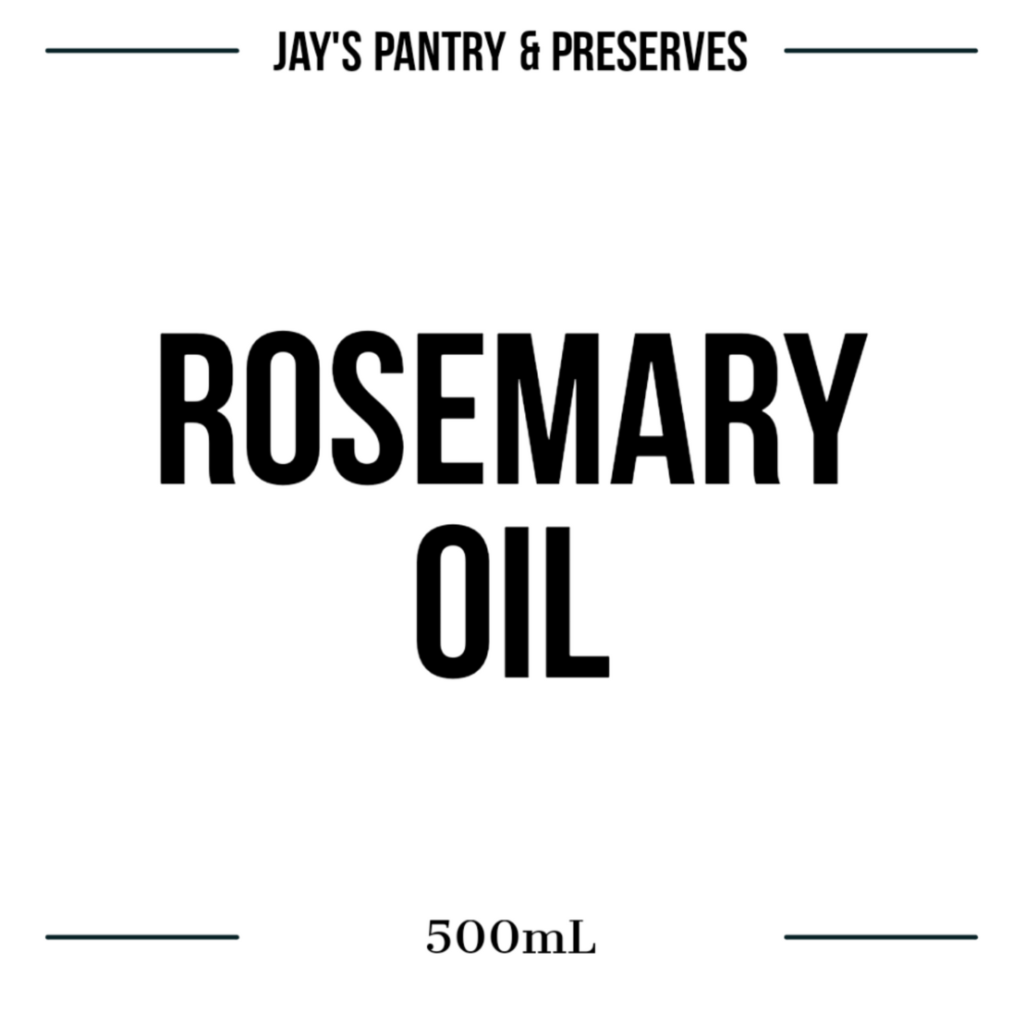 Infused Rosemary Oil