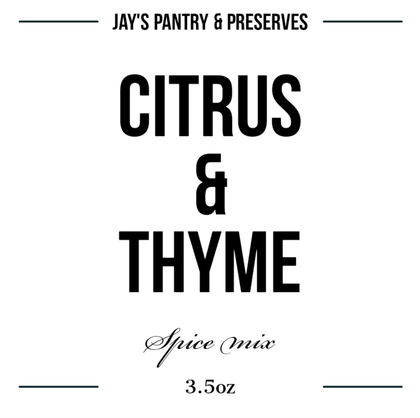 Citrus & Thyme