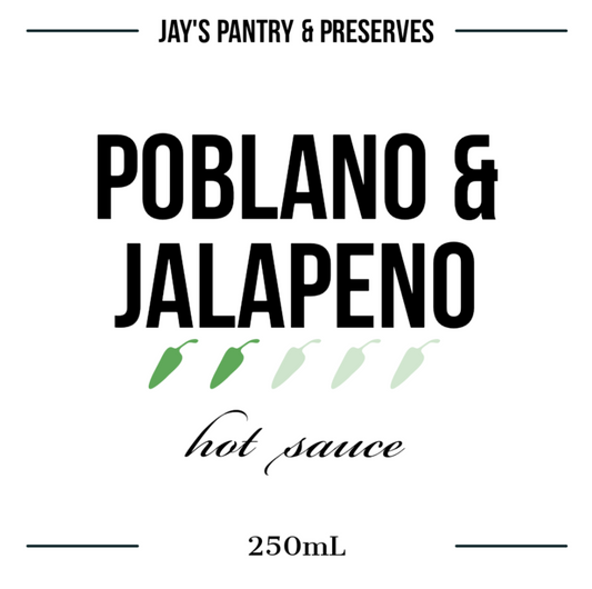 Poblano & Jalapeno Hot Sauce