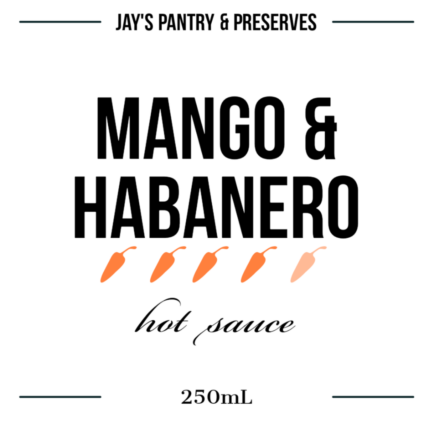 Mango & Habanero Hot Sauce